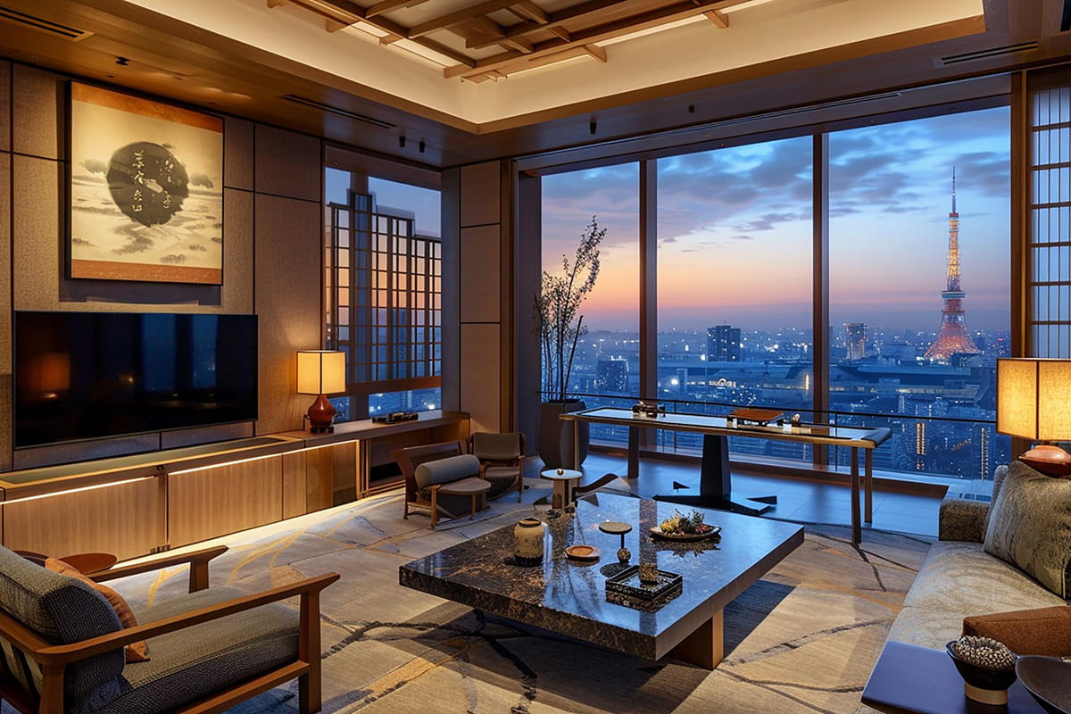 Luxury apartment interior
