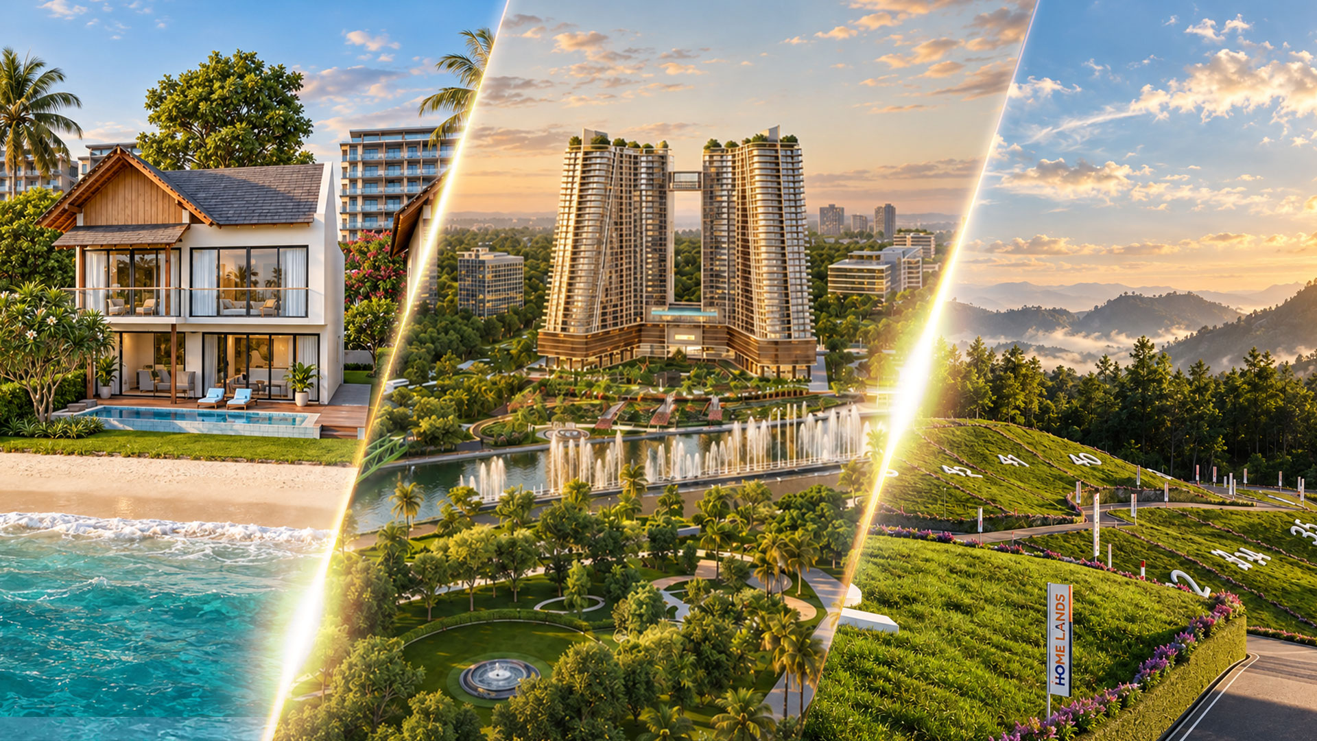 Premium residential lands banner